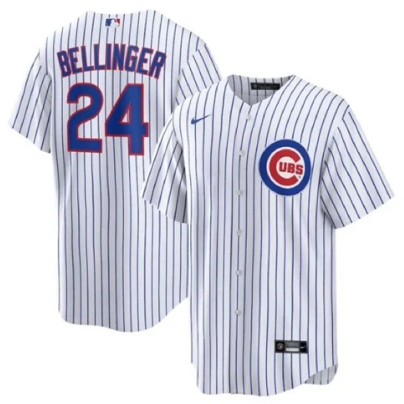 Chicago Cubs Cody Bellinger White Royal Jersey